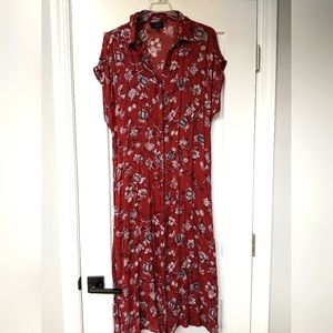 Lucky Brand Long Floral Dress Medium